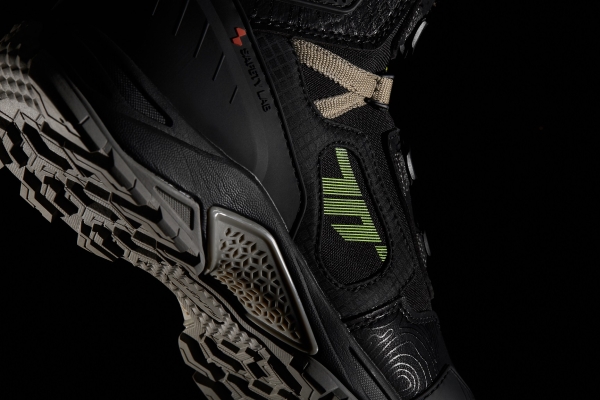 Ghete (cizme) moto Adventure (Touring) Unisex Seventy model SD-BA7 Stelvio culoare: negru/galben fluor - Negru/galben fluor , 45, 3