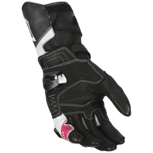 Manusi de piele sport dama MACNA PROTEGO S Negru/Alb/Roz, 3