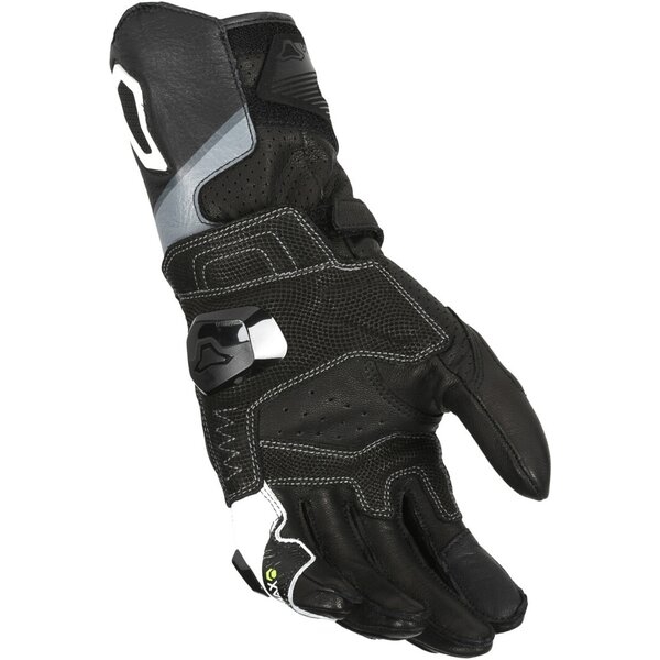 Manusi de piele sport dama MACNA PROTEGO M Negru/Alb/Roz, 3