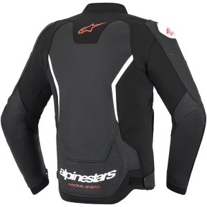 Geaca de piele sport ALPINESTARS GP FORCE V2 54 Negru/Albastru/Rosu fluo, 3