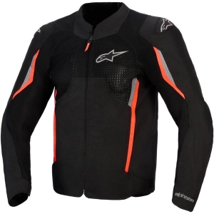 Geaca textil de vara ALPINESTARS AST V3 AIR S Negru/Gri inchis/Rosu fluo, 11
