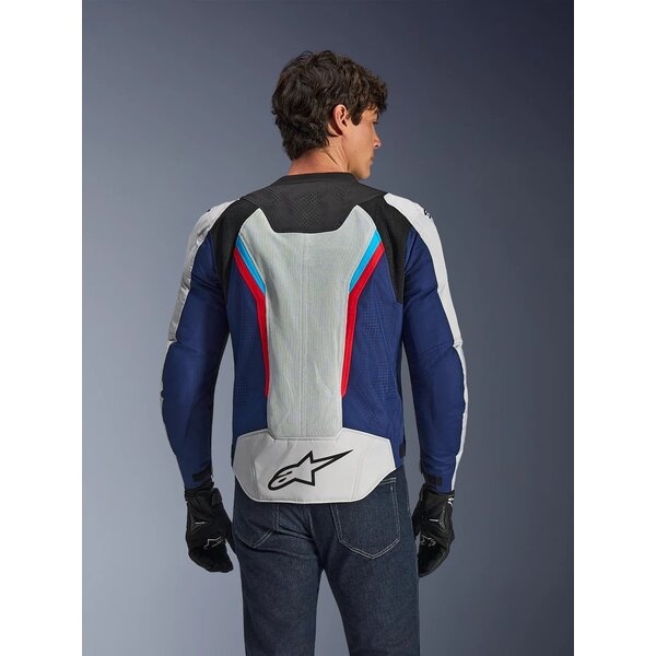 Geaca textil de vara ALPINESTARS AST V3 AIR XXL Argintiu/Albastru/Rosu, 8