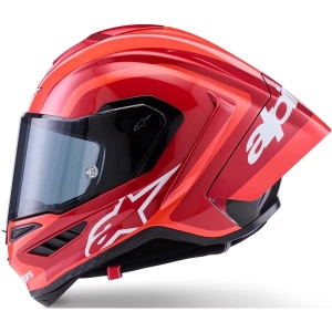 Casca integrala sport ALPINESTARS SUPERTECH R10 CARBON ARIUS XS Negru/Alb/Rosu, 19