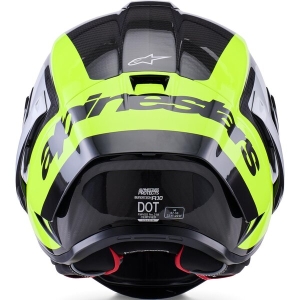 Casca integrala sport ALPINESTARS SUPERTECH R10 CARBON ARIUS S Negru/Alb/Albastru, 14