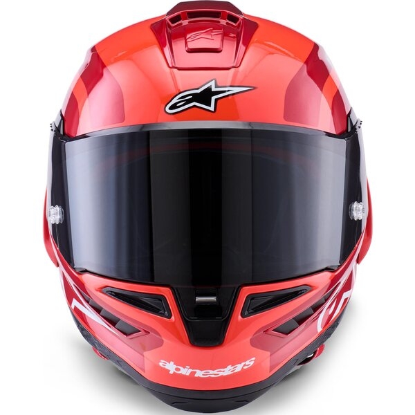 Casca integrala sport ALPINESTARS SUPERTECH R10 CARBON ARIUS M Negru/Alb/Galben Fluo, 20