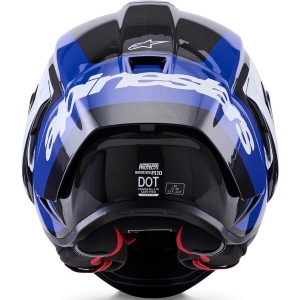 Casca integrala sport ALPINESTARS SUPERTECH R10 CARBON ARIUS M Negru/Alb/Galben Fluo, 14