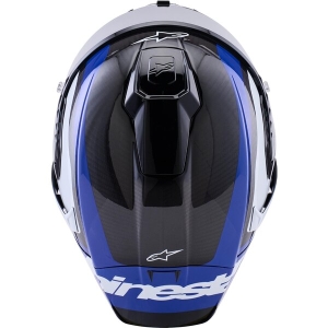 Casca integrala sport ALPINESTARS SUPERTECH R10 CARBON ARIUS XL Negru/Alb/Rosu, 3