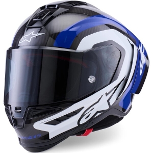 Casca integrala sport ALPINESTARS SUPERTECH R10 CARBON ARIUS XL Negru/Alb/Albastru, 5