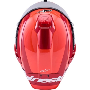 Casca integrala sport ALPINESTARS SUPERTECH R10 CARBON ARIUS XL Negru/Alb/Galben Fluo, 16