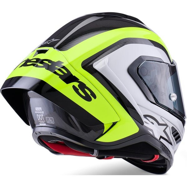 Casca integrala sport ALPINESTARS SUPERTECH R10 CARBON ARIUS XXL Negru/Alb/Rosu, 2