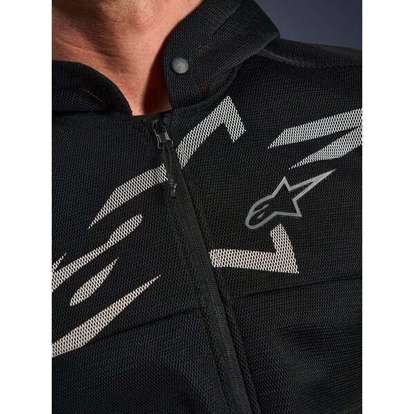 Hanorac de protectie ALPINESTARS CHROME SUPERAIRFLOW XXL Negru/Gri inchis/Alb, 5