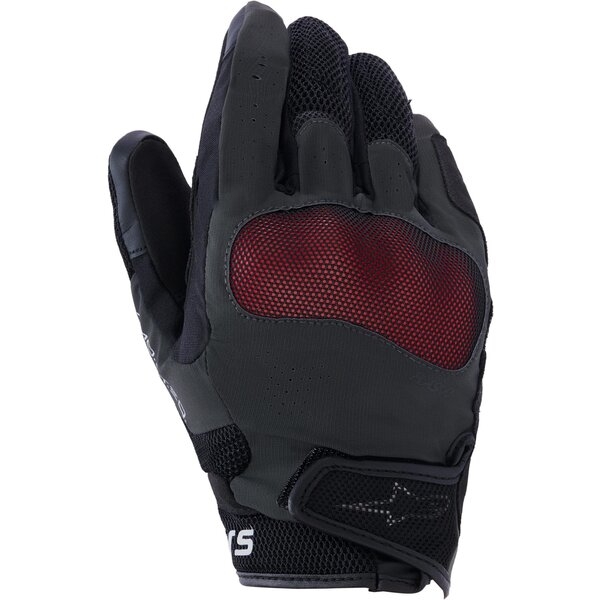 Manusi de vara ALPINESTARS MOGRESS AIRFLOW S Negru/Rosu/Alb, 3
