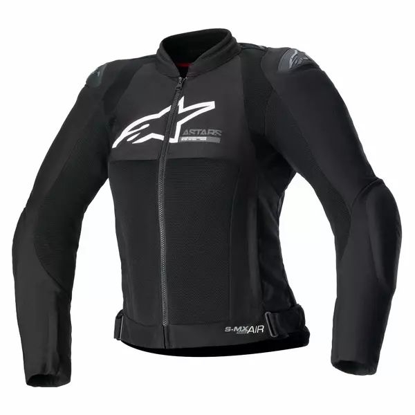 Geaca dama textil de vara ALPINESTARS SMX AIR XS Negru/Alb/Rosu fluo, 19