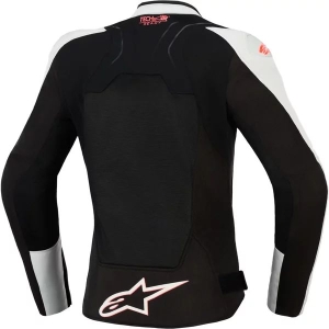 Geaca dama textil de vara ALPINESTARS SMX AIR XS Negru/Alb/Rosu fluo, 11