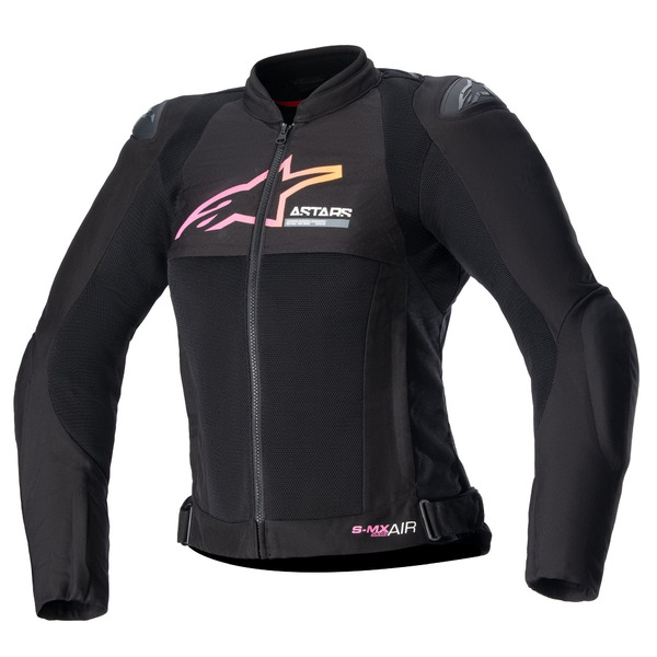 Geaca dama textil de vara ALPINESTARS SMX AIR M Negru/Alb/Rosu fluo, 4