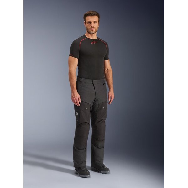 Pantaloni textil impermeabili ALPINESTARS CUSCO DRYSTAR® M Negru/Maro, 10