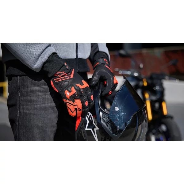 Manusi de piele sport ALPINESTARS SP-R TECH Negru S, 16