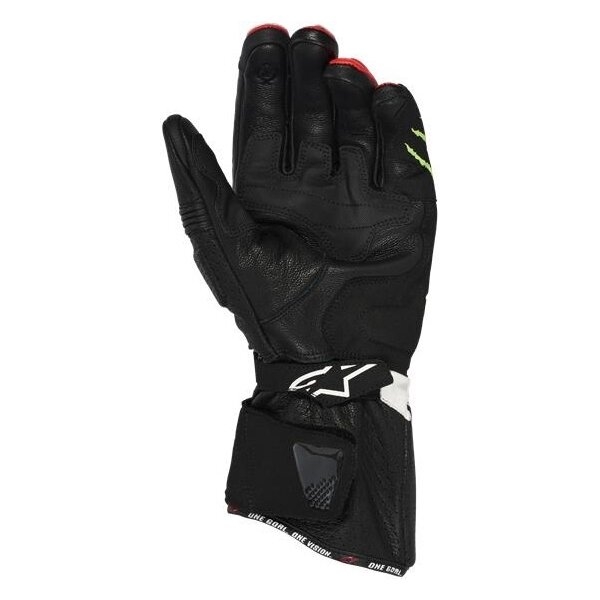 Manusi de piele sport ALPINESTARS SP-3 FQ20 MONSTER S Negru/Rosu fluo/Alb, 3