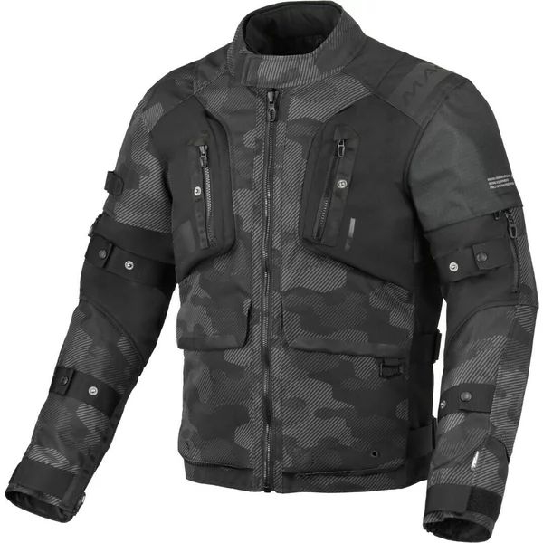 Geaca textil impermeabila MACNA HIGERA 3XL Negru/Gri camo, 13