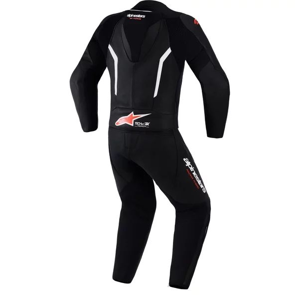 Combinezon de piele 2 piese ALPINESTARS GP FORCE V2 48 Negru/Albastru/Rosu fluo, 18