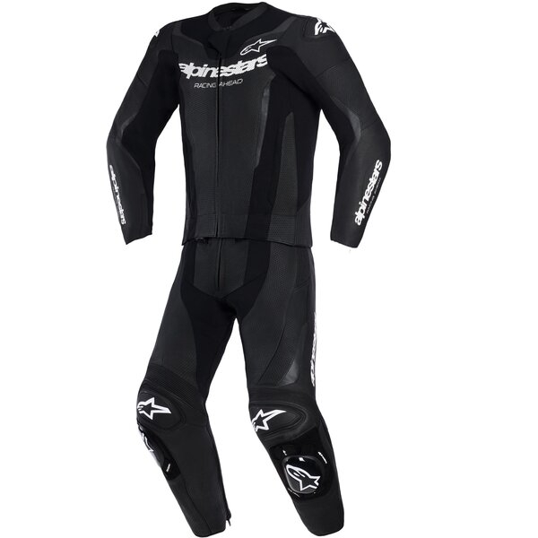 Combinezon de piele 2 piese ALPINESTARS GP FORCE V2 Negru 48, 5