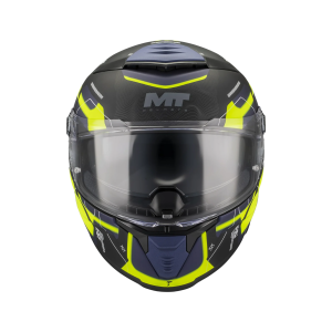 Casca integrala MT Thunder 4 SV Lumex B27 albastru/galben mat (ochelari soare integrati) - S (55/56cm), 3