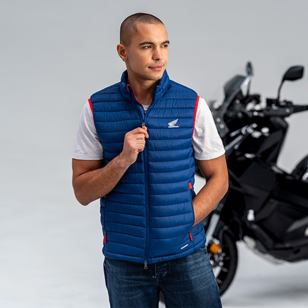 Vestă Honda Silent albastră, 4