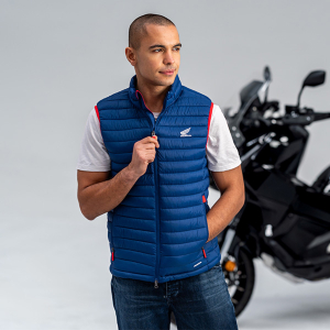 Vestă Honda Silent albastră, 4