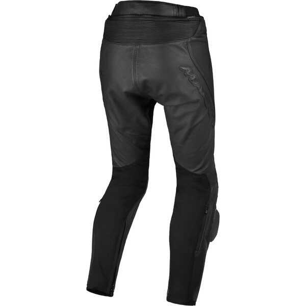 Pantaloni de piele dama sport/touring MACNA OVITA Negru S40, 2