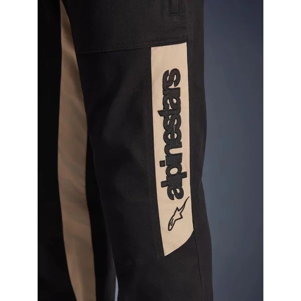 Pantaloni textil ALPINESTARS FLEX-AST CANVAS S Negru/Bej, 16