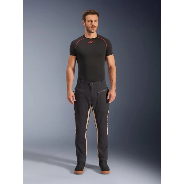 Pantaloni textil ALPINESTARS FLEX-AST CANVAS S Bej, 3