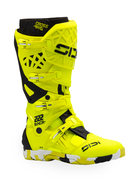 Cizme Moto MX/Enduro Crossair X Racr001 Yellow Neon/Black/White, 3