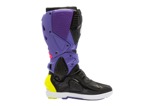 Cizme Moto MX/Enduro Crossfire 3 Srs Violet/Black/Fluo Yellow, 4