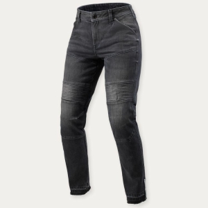 REVIT Moto 2 Slim Ladies Dark Black Stone 32 L30, 3