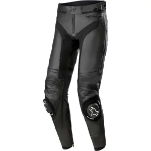 Pantaloni de piele sport/touring Alpinestars MISSILE V3 46 Negru/Negru, 6