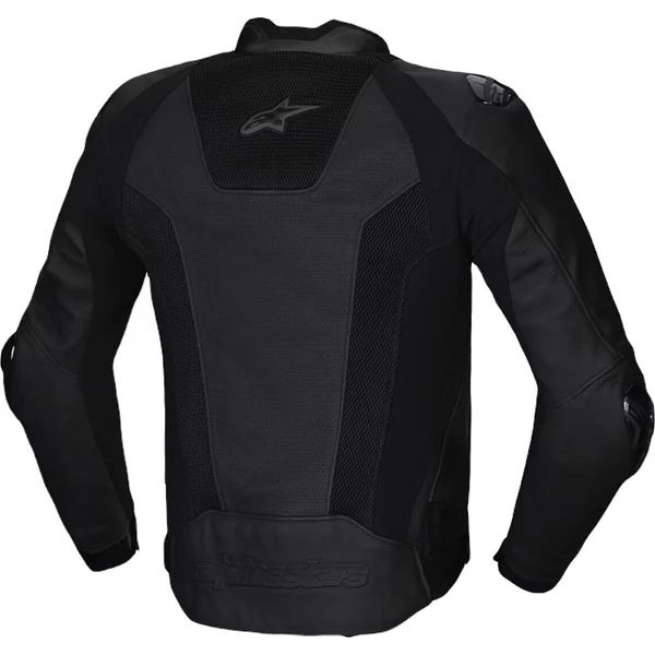 Geaca de piele sport ALPINESTARS MISSILE V3 AIRFLOW Negru/Alb 46, 28