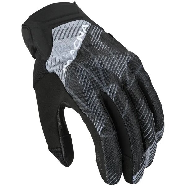 Manusi de piele MACNA OBTAIN LEATHER XL Negru/Gri/Alb, 13