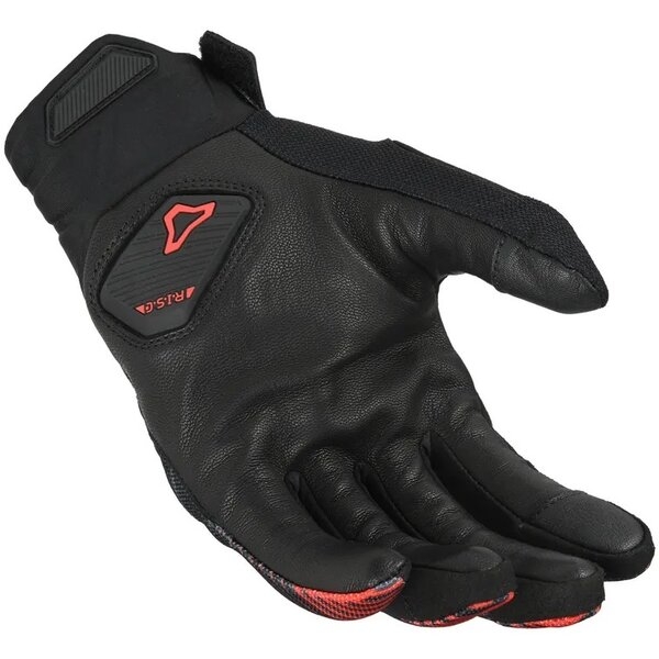 Manusi de piele MACNA OBTAIN LEATHER Negru/Rosu/Alb 3XL, 19