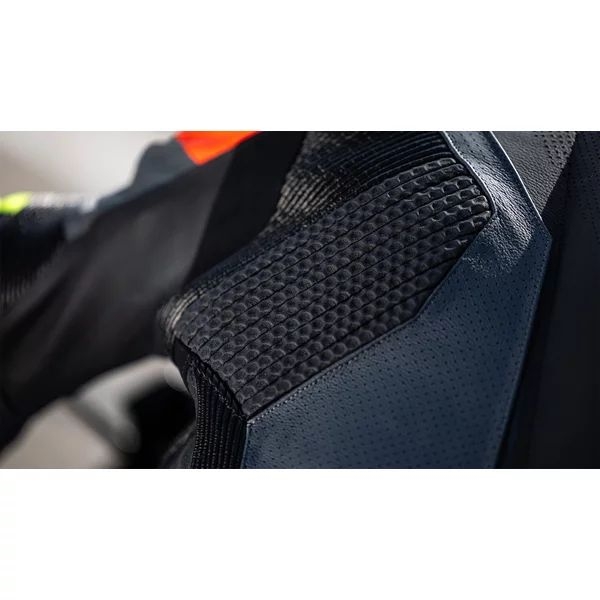 Combinezon de piele 1 piesa MACNA CHROMIQ Negru 50, 7
