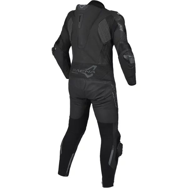 Combinezon de piele 1 piesa MACNA CHROMIQ 54 Negru/Rosu, 17