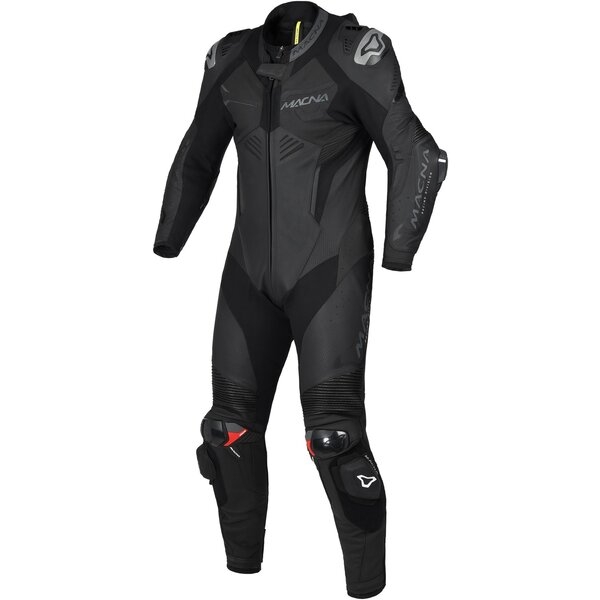 Combinezon de piele 1 piesa MACNA CHROMIQ Negru 58, 3