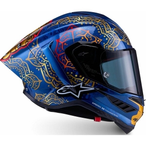 Casca integrala sport ALPINESTARS SUPERTECH R10 MARTINATOR THAI HELMET XS Albastru/Negru/Rosu, 3