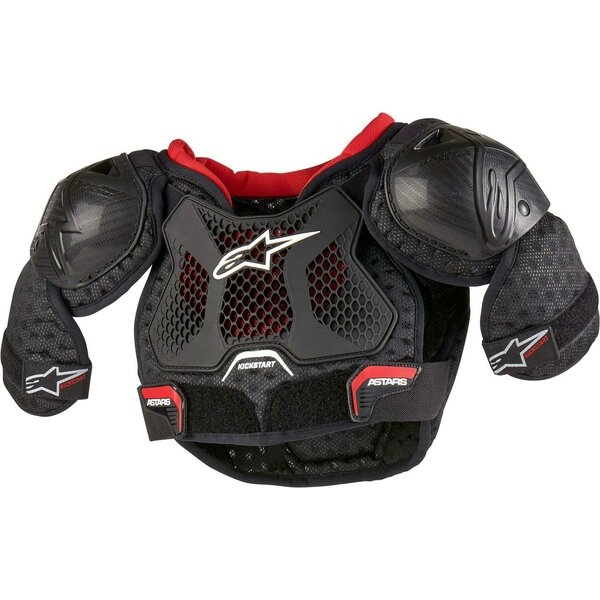Armura de protectie copii ALPINESTARS BIONIC ACTION KICKSTART YOUTH Negru/Rosu 4/6, 2