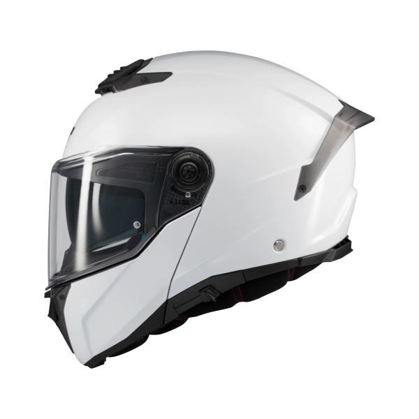 Casca modulabila MT Atom 2 SV Pure A0 alb lucios (ochelari soare integrati) Pinlock Ready - tip viziera: MT-V-35 - XS (53/54cm), 5