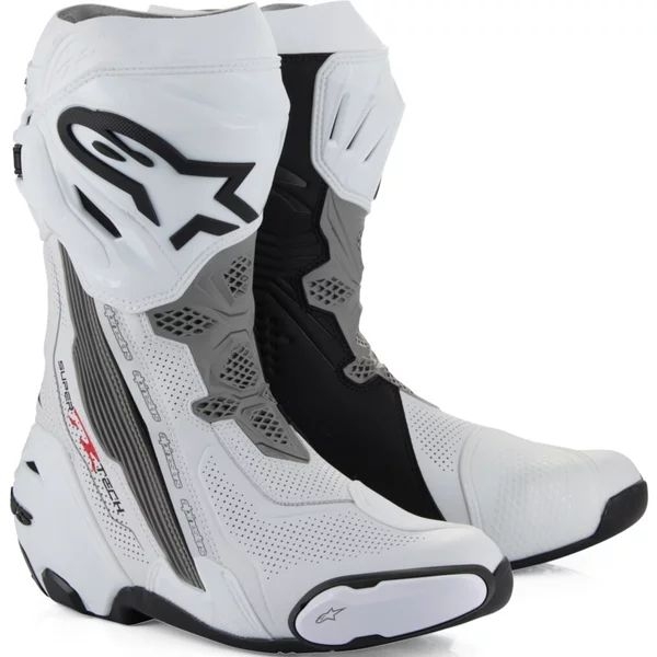 Cizme moto race ALPINESTARS SUPERTECH R VENTED 40 Galben fluo/Negru, 9