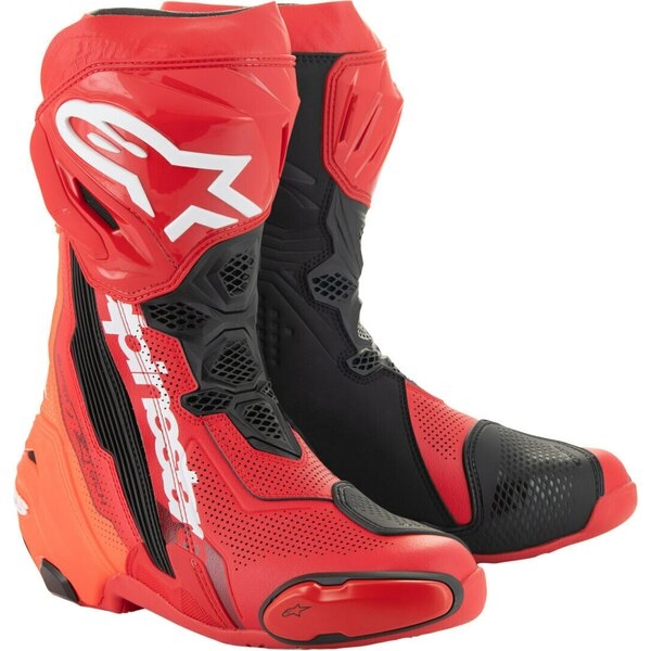 Cizme moto race ALPINESTARS SUPERTECH R VENTED 40 Galben fluo/Negru, 7