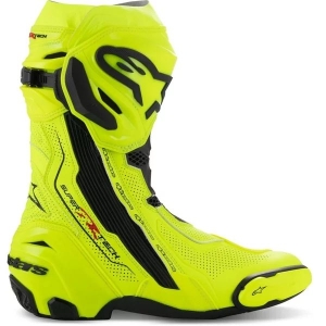 Cizme moto race ALPINESTARS SUPERTECH R VENTED 40 Galben fluo/Negru, 19