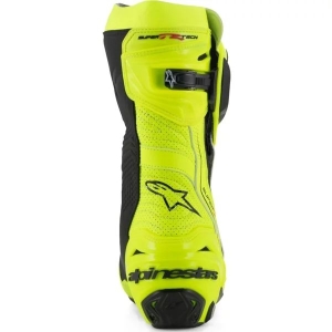 Cizme moto race ALPINESTARS SUPERTECH R VENTED 40 Galben fluo/Negru, 33