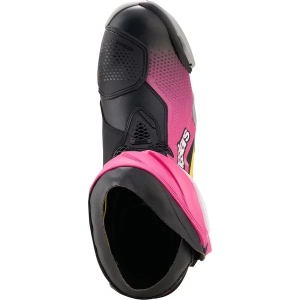 Cizme moto race ALPINESTARS SUPERTECH R 46 Galben fluo/Negru, 39