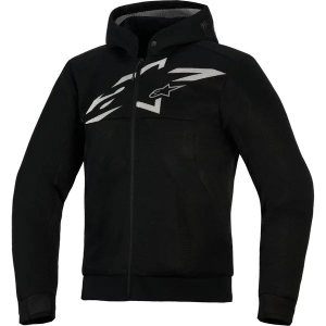 Hanorac de protectie ALPINESTARS CHROME SUPERAIRFLOW XS Negru/Gri inchis/Alb